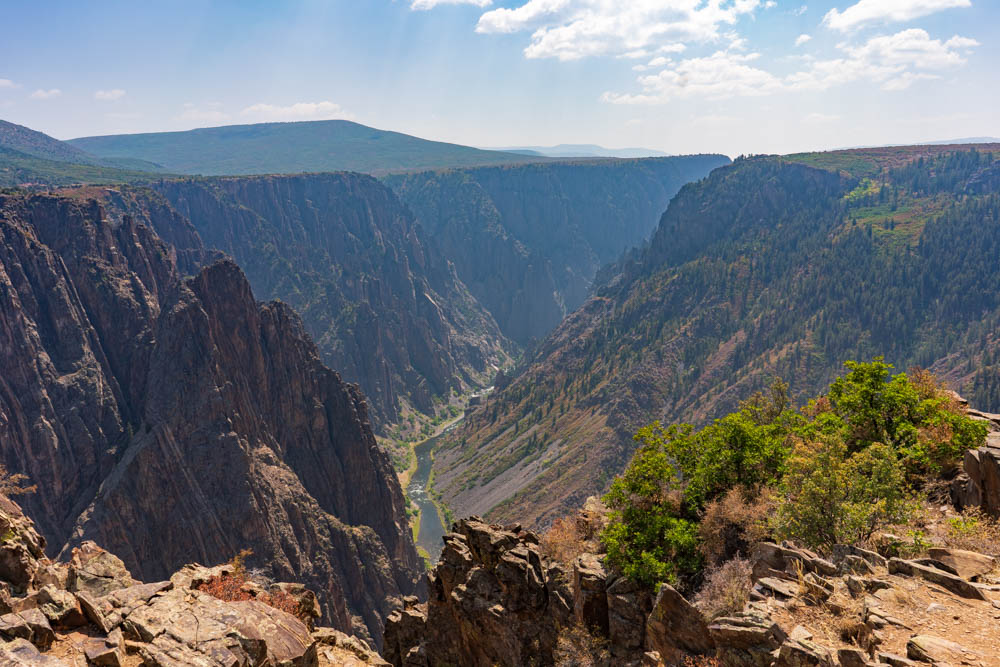 Grand view of Black Canyon of the Gunnison